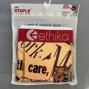 Ethika The Staple Boxer Briefs with Red Waistband 3XL Mens